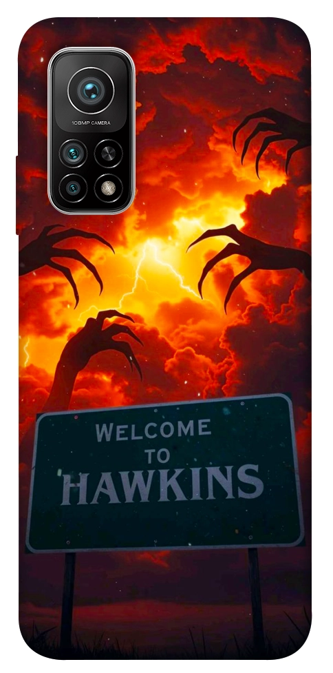 Чехол Welcome to hawkins для Xiaomi Mi 10T