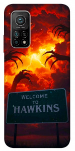 Чехол Welcome to hawkins для Xiaomi Mi 10T Pro
