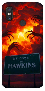 Чехол Welcome to hawkins для Xiaomi Mi 8
