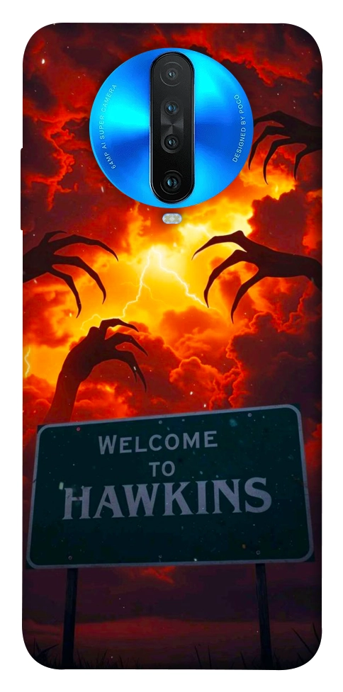 Чехол Welcome to hawkins для Xiaomi Redmi K30