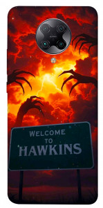 Чехол Welcome to hawkins для Xiaomi Redmi K30 Pro