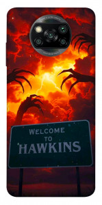 Чохол Welcome to hawkins для Xiaomi Poco X3 NFC