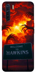 Чехол Welcome to hawkins для Oppo A91