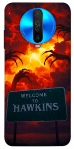 Чехол Welcome to hawkins для Xiaomi Poco X2