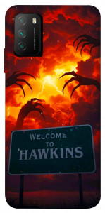 Чехол Welcome to hawkins для Xiaomi Poco M3