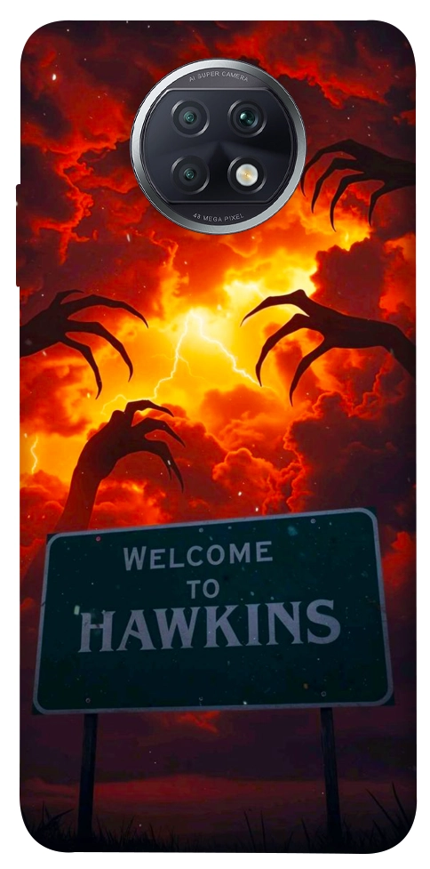 Чехол Welcome to hawkins для Xiaomi Redmi Note 9T