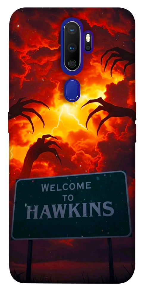 Чехол Welcome to hawkins для Oppo A9 (2020)