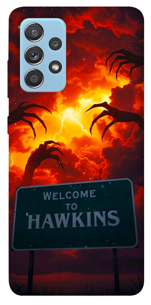 Чехол Welcome to hawkins для Galaxy A52