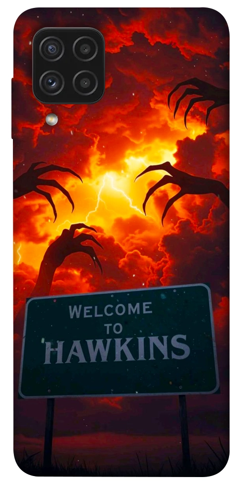 Чехол Welcome to hawkins для Galaxy A22 4G