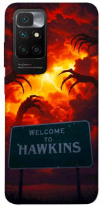 Чехол Welcome to hawkins для Xiaomi Redmi 10