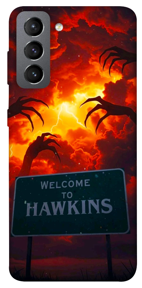 Чехол Welcome to hawkins для Galaxy S21 FE