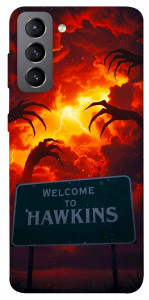 Чохол Welcome to hawkins для Galaxy S21 FE
