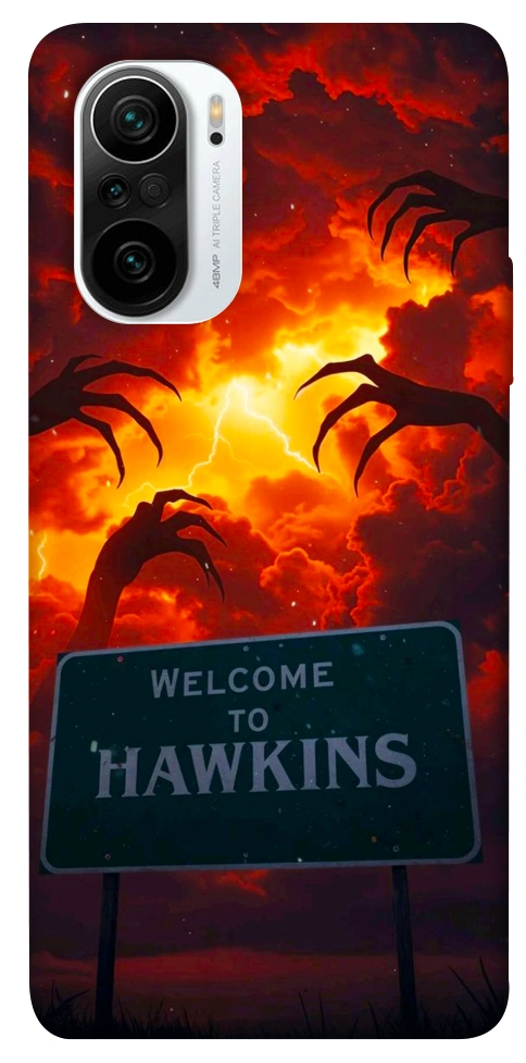 Чехол Welcome to hawkins для Xiaomi Redmi K40