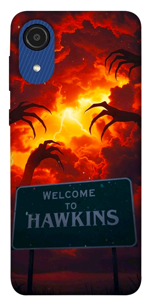 Чехол Welcome to hawkins для Galaxy A03 Core