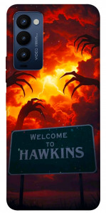 Чохол Welcome to hawkins для Tecno Camon 18 P