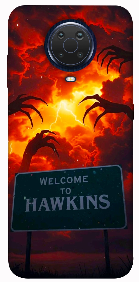 Чехол Welcome to hawkins для Nokia G20