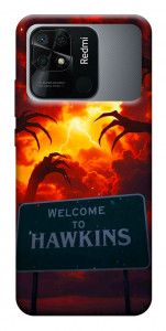 Чехол Welcome to hawkins для Xiaomi Redmi 10C