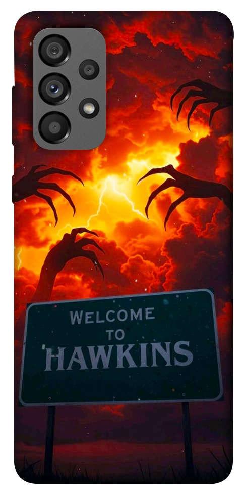 Чехол Welcome to hawkins для Galaxy A73 5G