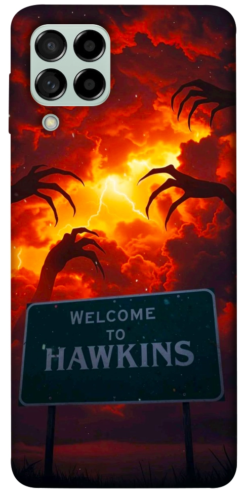 Чехол Welcome to hawkins для Galaxy M53