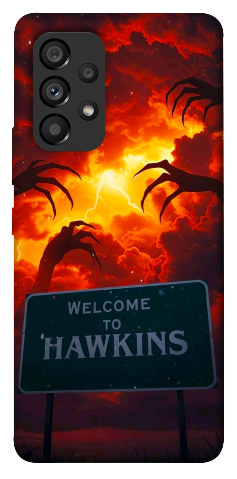 Чехол Welcome to hawkins для Galaxy A53