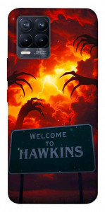 Чехол Welcome to hawkins для Realme 8 Pro