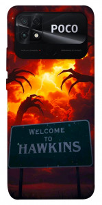 Чохол Welcome to hawkins для Xiaomi Poco C40