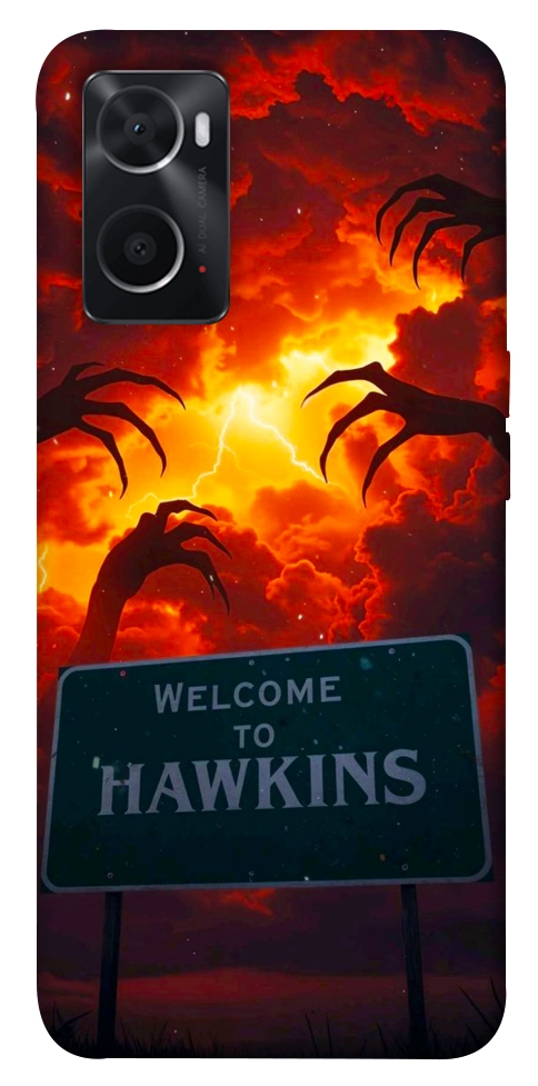 Чехол Welcome to hawkins для Oppo A76 4G