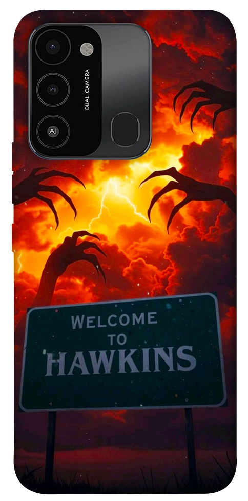Чехол Welcome to hawkins для TECNO Spark 8C