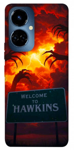 Чехол Welcome to hawkins для TECNO Camon 19 (CI6n)
