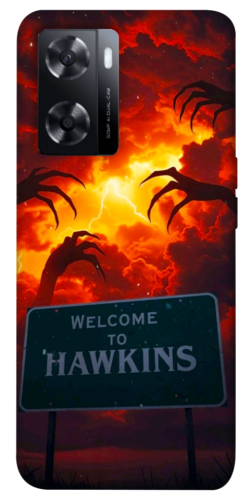 Чохол Welcome to hawkins для Oppo A57s