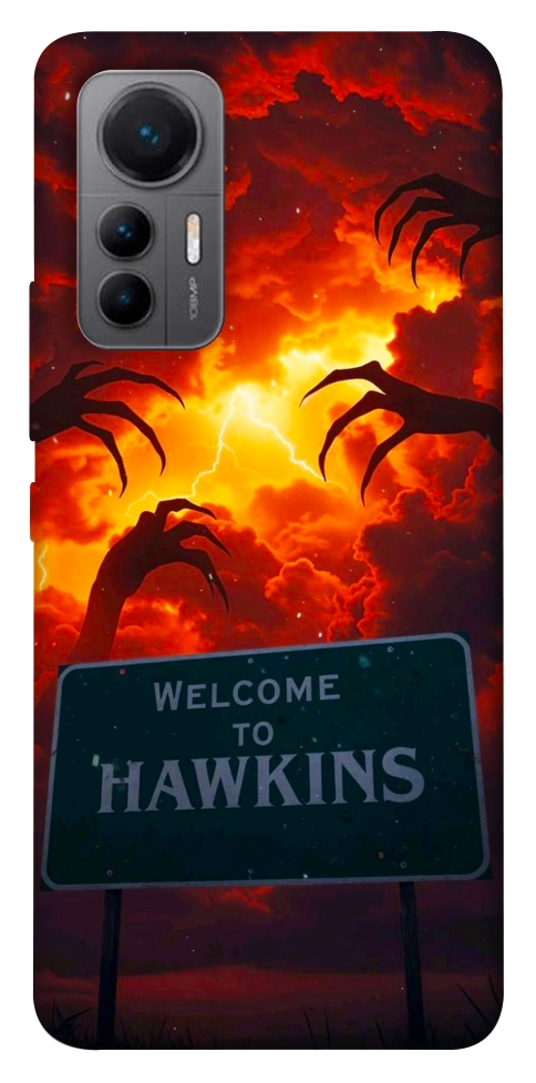 Чехол Welcome to hawkins для Xiaomi 12 Lite