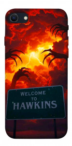 Чехол Welcome to hawkins для iPhone SE (2022)