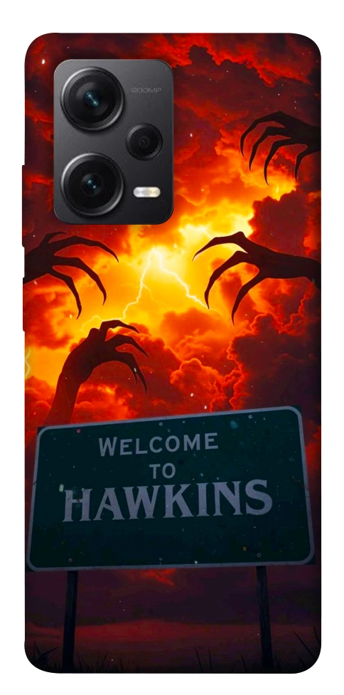 Чехол Welcome to hawkins для Xiaomi Redmi Note 12 Pro+