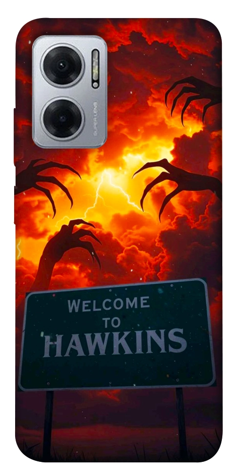Чехол Welcome to hawkins для Xiaomi Redmi Note 11E