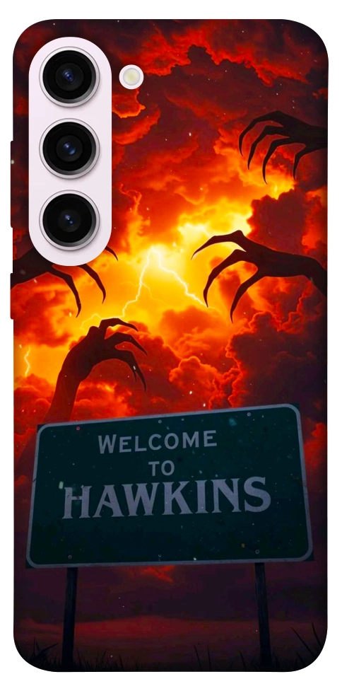 Чехол Welcome to hawkins для Galaxy S23+