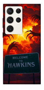 Чохол Welcome to hawkins для Galaxy S23 Ultra