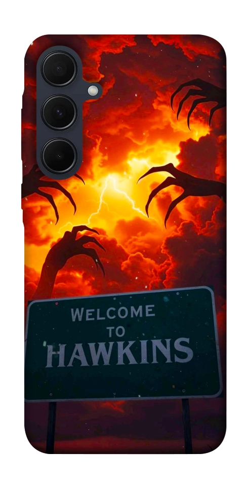 Чехол Welcome to hawkins для Galaxy A55
