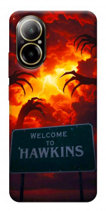 Чехол Welcome to hawkins для Realme C67 4G