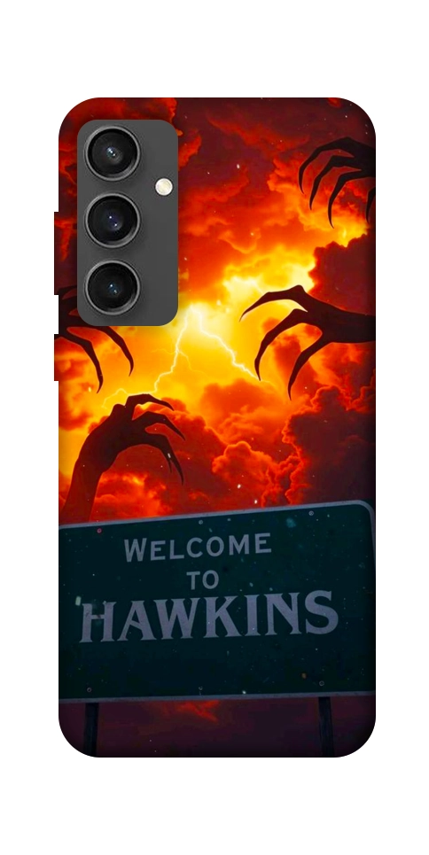 Чехол Welcome to hawkins для Galaxy S24 FE