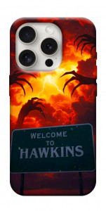 Чехол Welcome to hawkins для iPhone 16 Pro