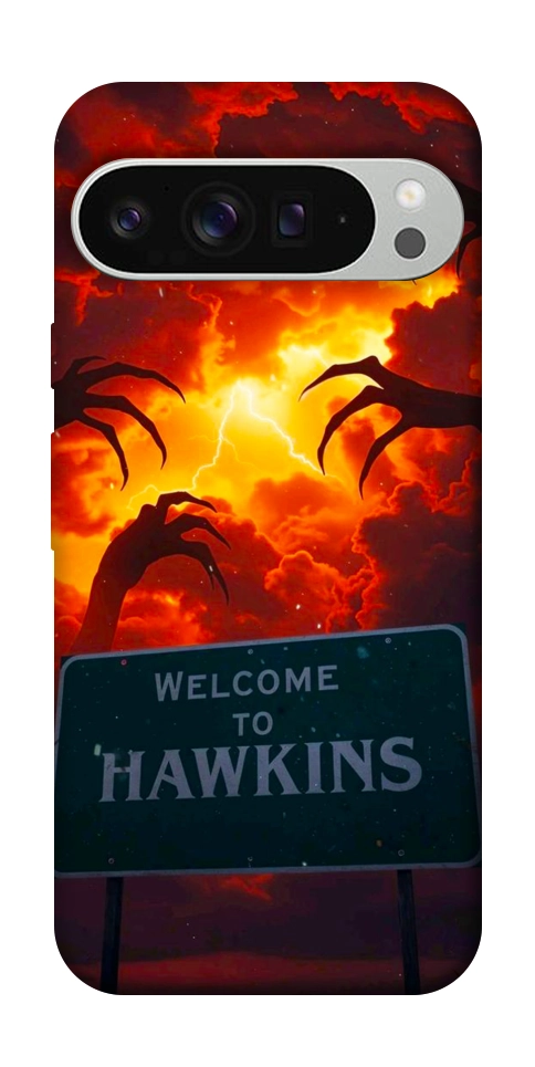 Чехол Welcome to hawkins для Google Pixel 9 Pro XL