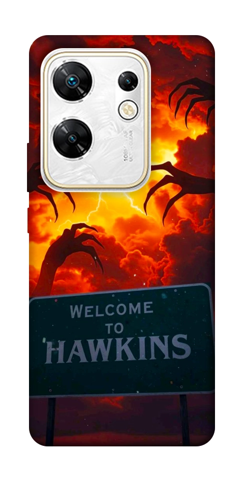 Чехол Welcome to hawkins для Infinix Zero 30 4G