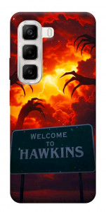 Чехол Welcome to hawkins для Infinix Hot 50 4G