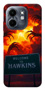 Чехол Welcome to hawkins для Infinix Hot 50i