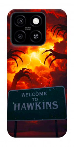 Чехол Welcome to hawkins для ZTE Blade A55 4G