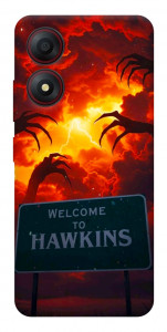Чохол Welcome to hawkins для ZTE Blade A34 4G