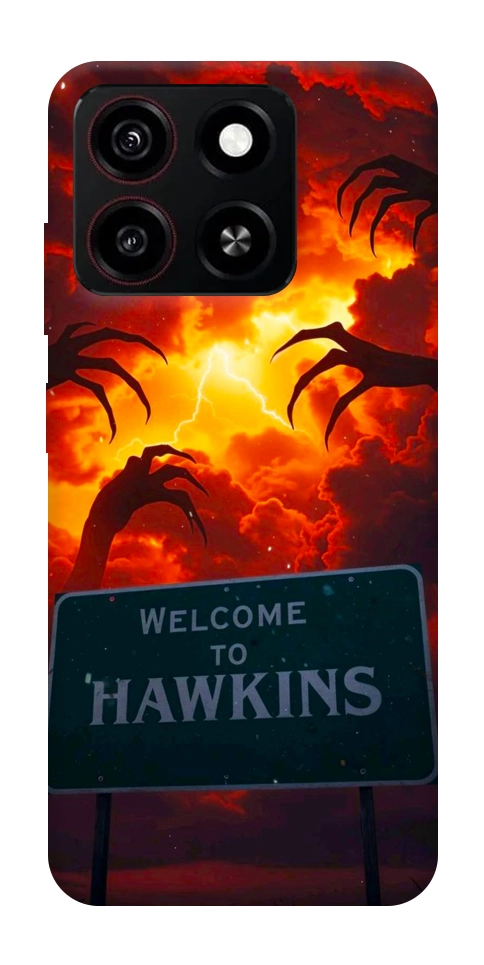 Чехол Welcome to hawkins для ZTE Blade A35 4G
