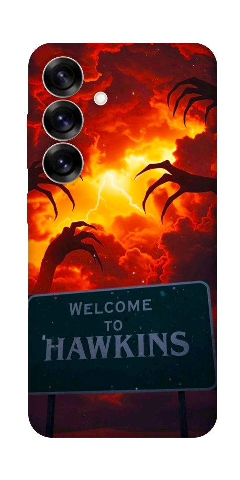 Чехол Welcome to hawkins для Galaxy S25