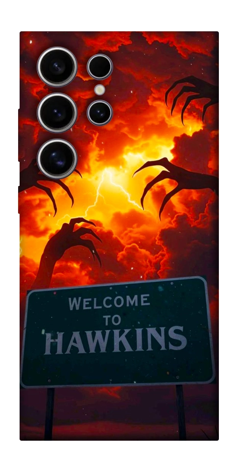Чохол Welcome to hawkins для Galaxy S25 Ultra