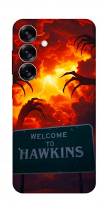 Чехол Welcome to hawkins для Galaxy S25+